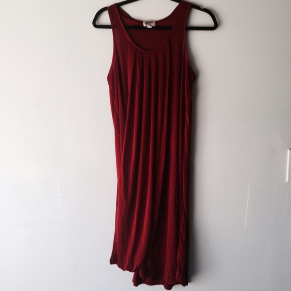 Jean Paul Gaultier Red holiday Y2K Drape Dress M - Picture 2 of 5
